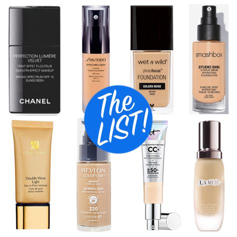 “The List” All The Foundations I’ve Reviewed from Best to Worst